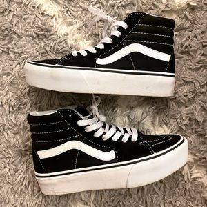 Vans high top platform old skool